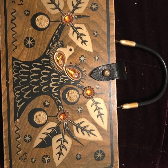 Enid Collins box bag vintage - Picture 2 of 8